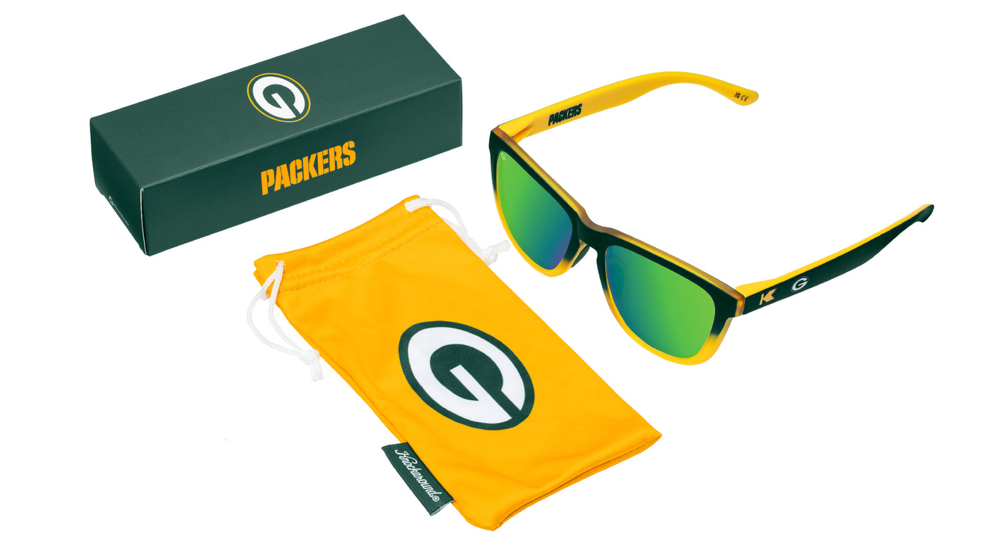 Knockaround and Green Bay Packers Premiums Sport Sunglasses,  Set