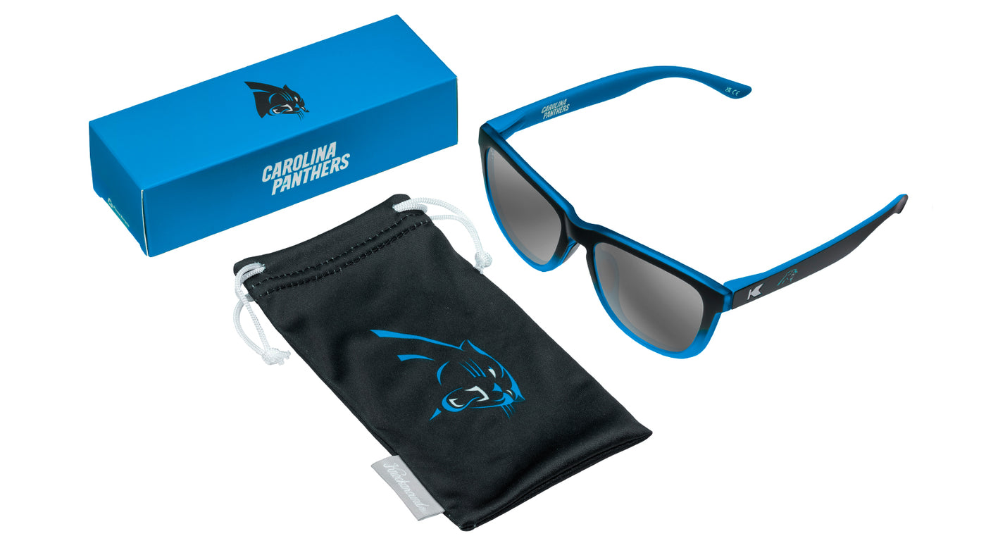 Knockaround and Carolina Panthers Premiums Sport Sunglasses, Set