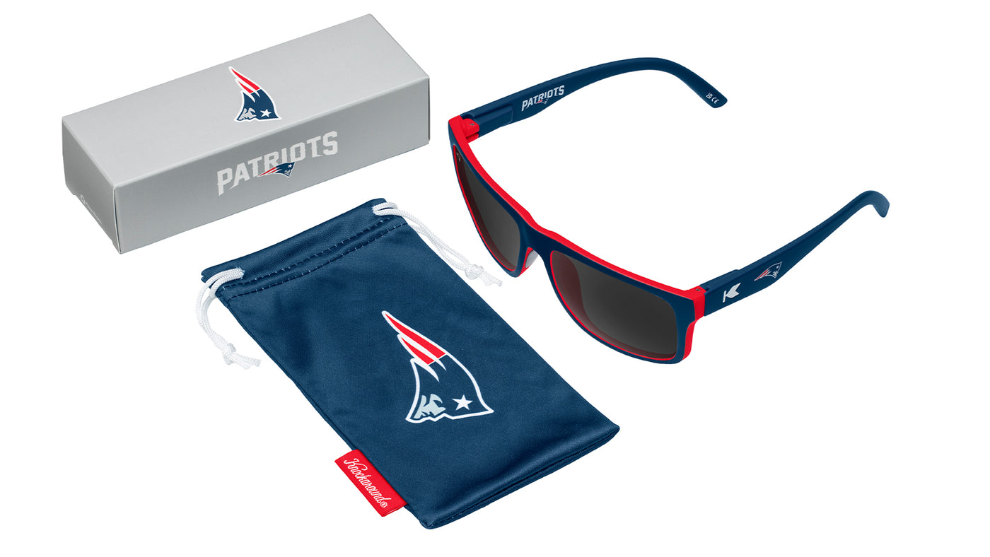 Knockaround and New England Patriots Torrey Pines Sport Sunglasses,  Set
