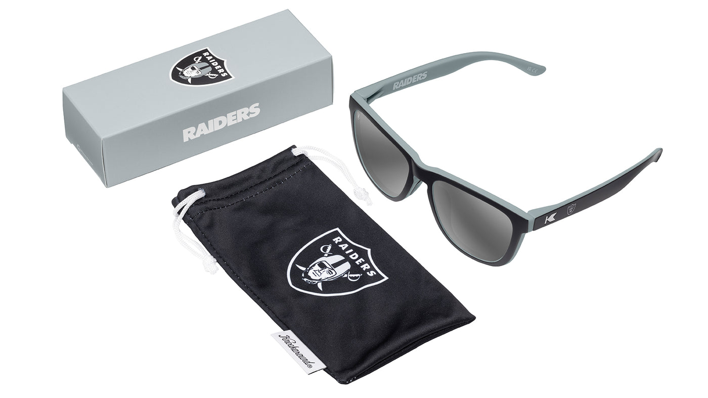 Knockaround and Las Vegas Raiders Premiums Sport Sunglasses,  Set