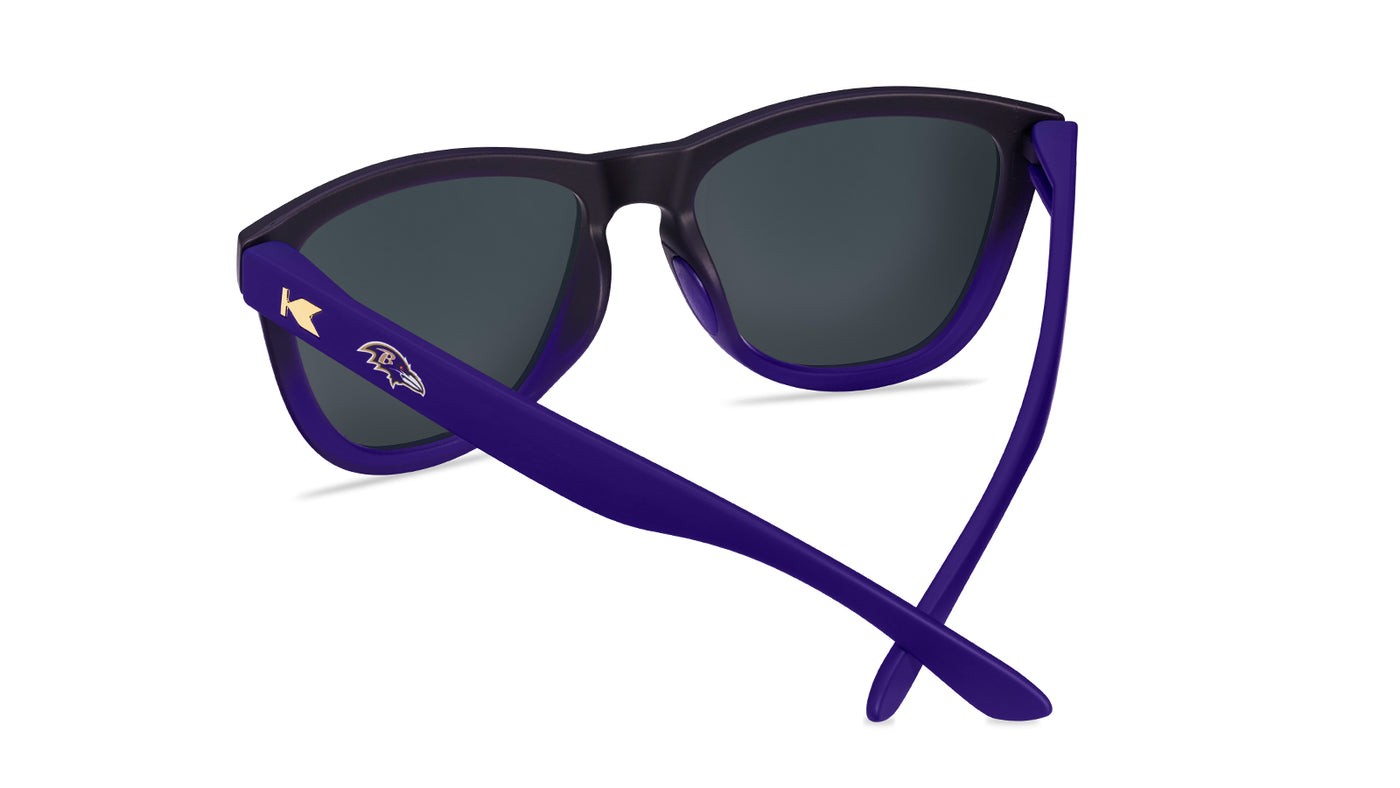 Knockaround and Baltimore Ravens Premiums Sport Sunglasses, Back