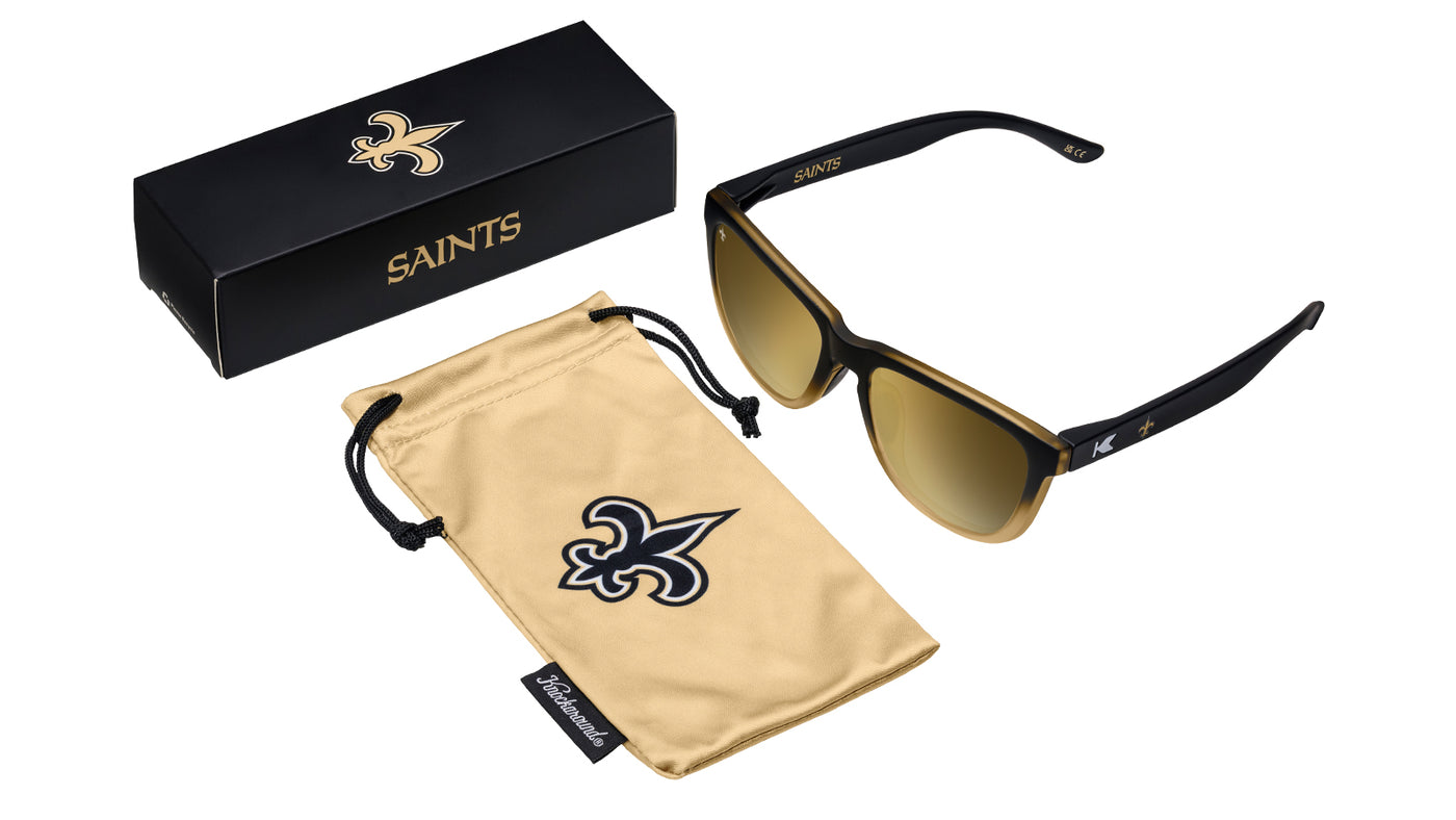 Knockaround and New Orleans Saints Premiums Sport Sunglasses,  Set