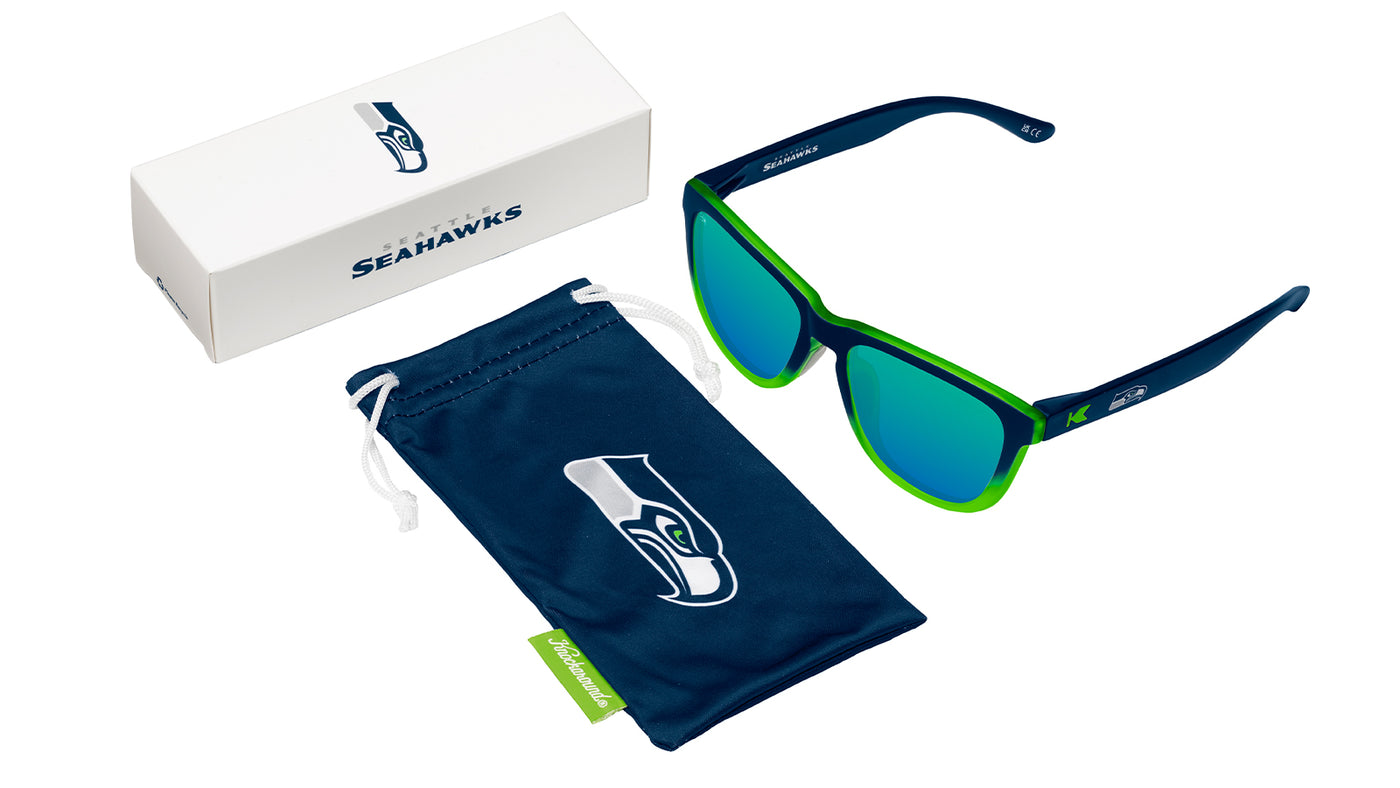 Knockaround and Seattle Seahawks Premiums Sport Sunglasses, Set
