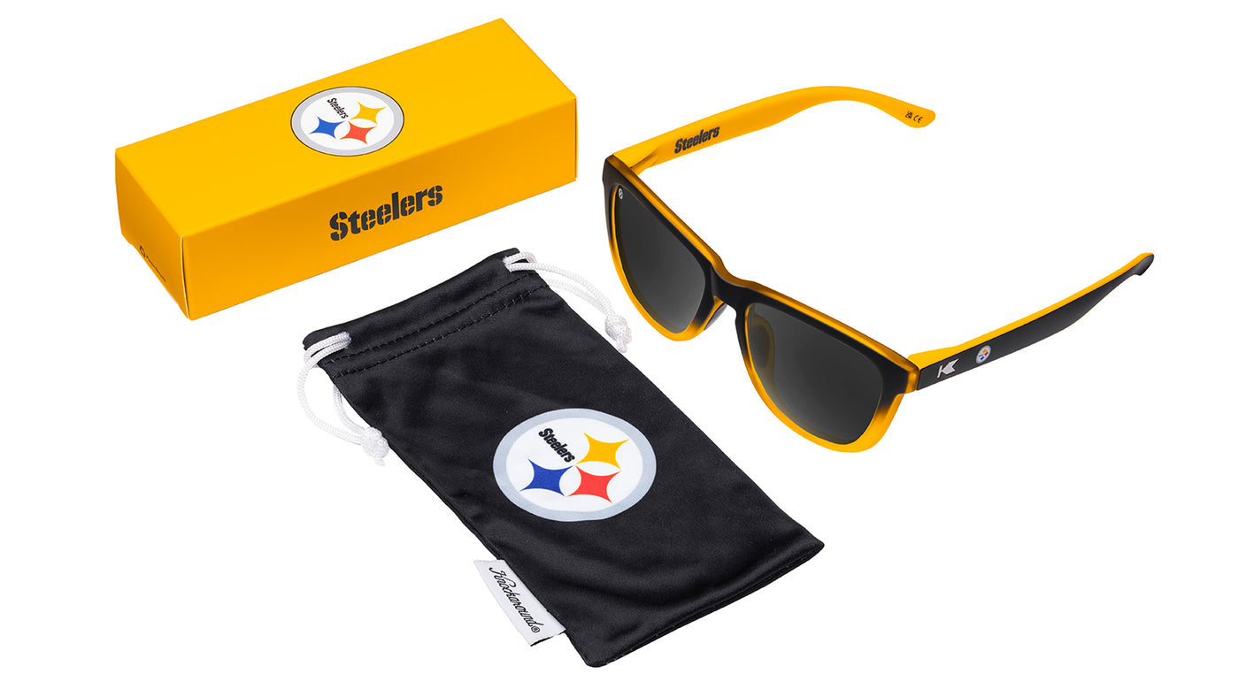 Knockaround and Pittsburgh Steelers Premiums Sport Sunglasses, Set