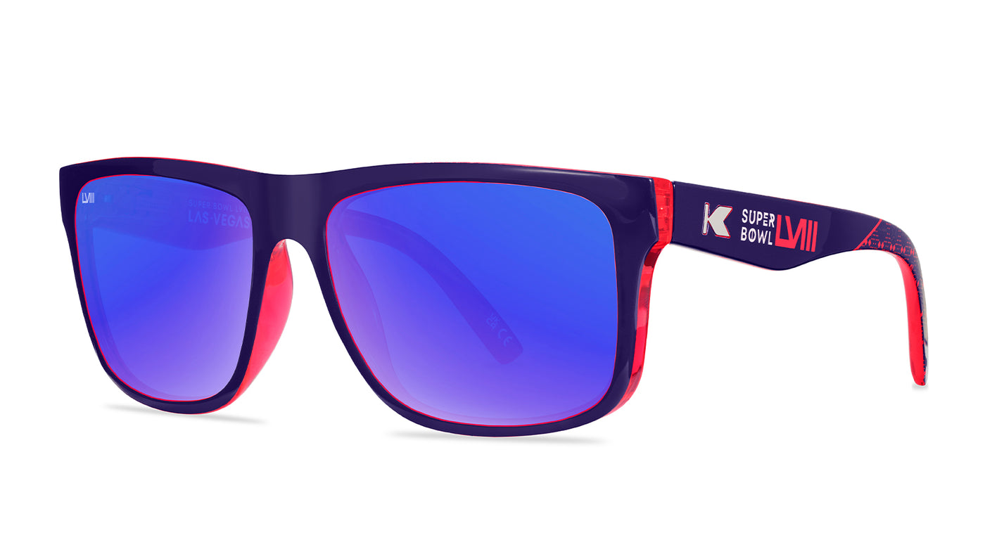 Knockaround and Super Bowl LVIII Sunglasses, Threequarter