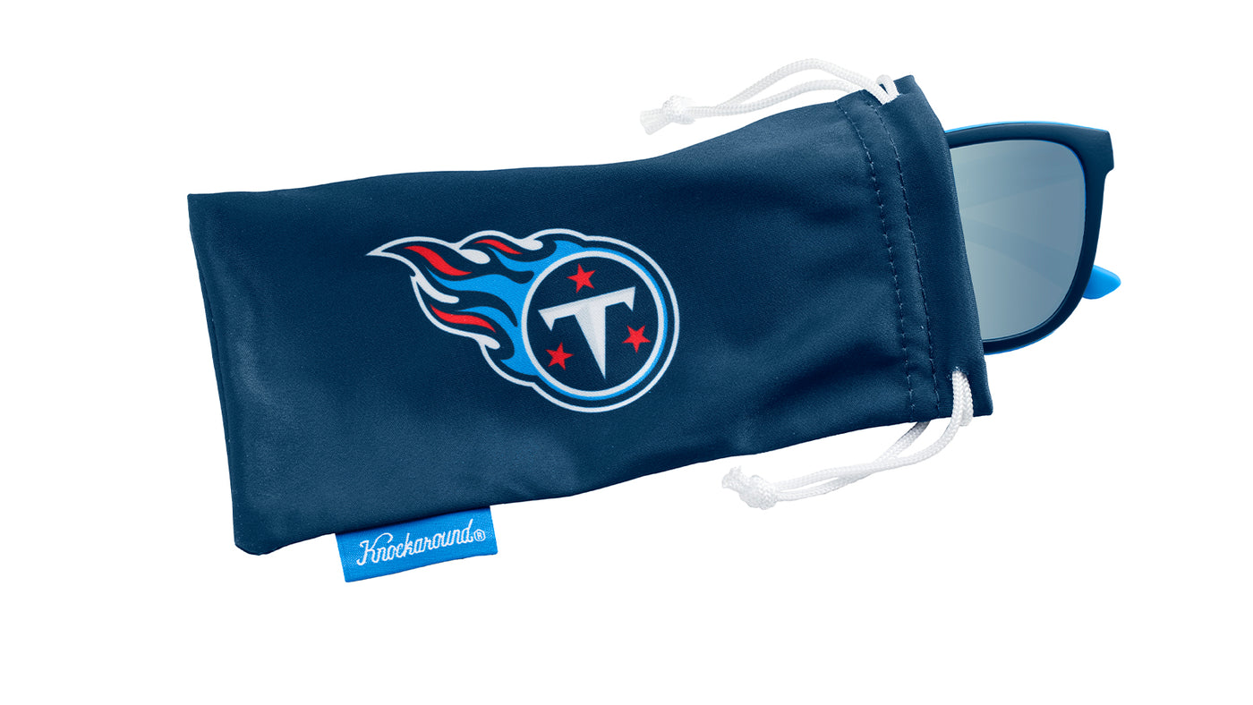 Knockaround and Tennessee Titans Premiums Sport Sunglasses, Pouch