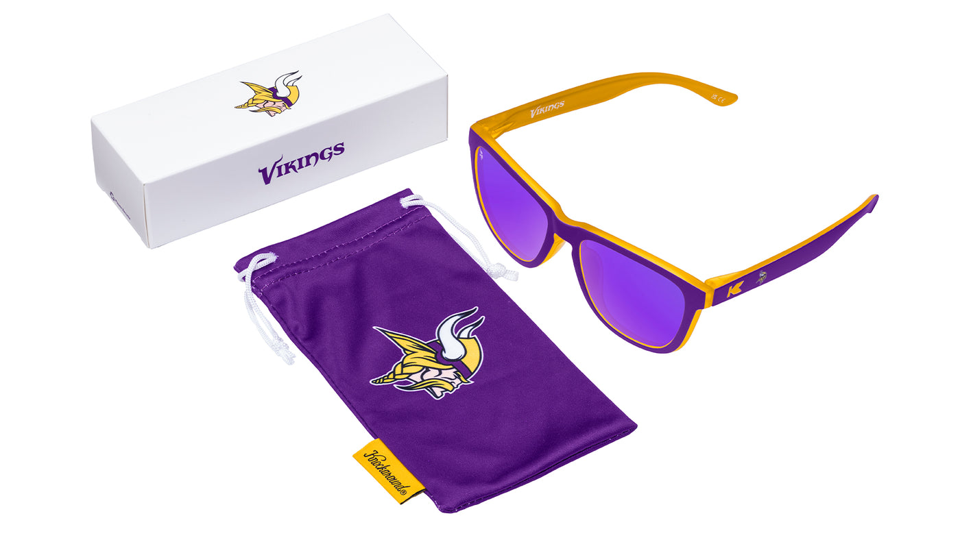 Knockaround and Minnesota Vikings Premiums Sport Sunglasses,  Set