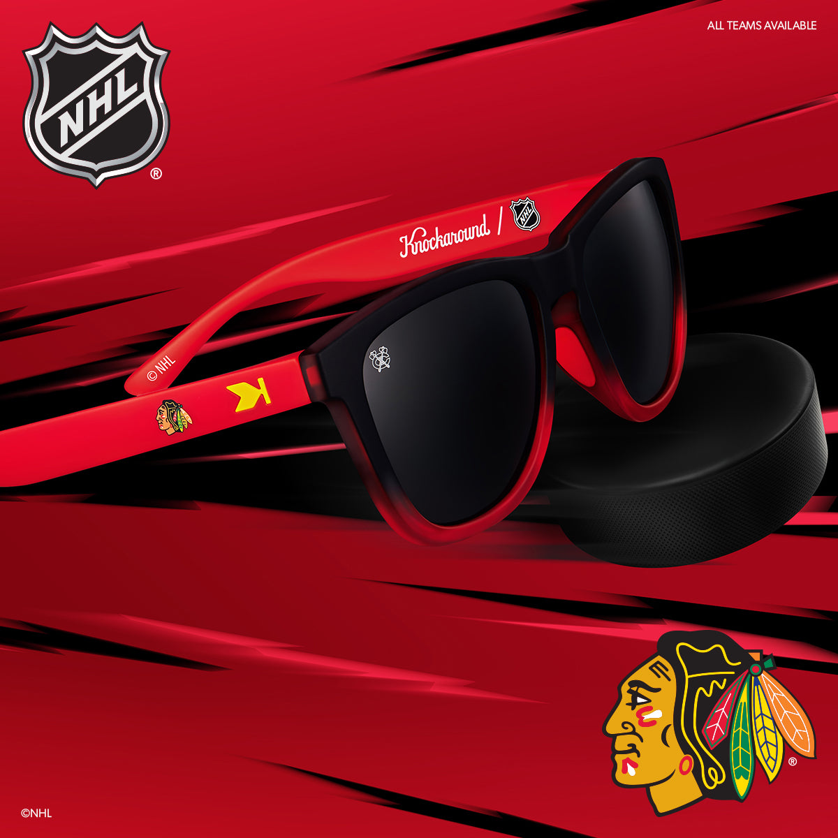 Chicago Blackhawks Sunglasses - Knockaround.com