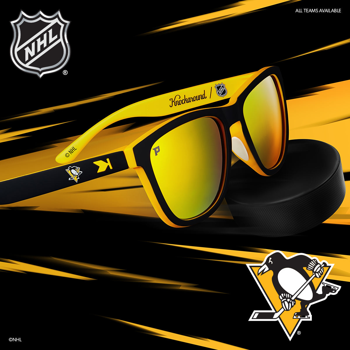 Pittsburgh Penguins Sunglasses - Knockaround.com
