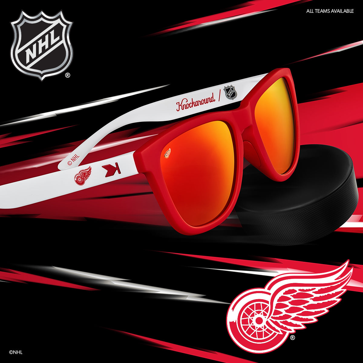 Detroit Red Wings Sunglasses - Knockaround.com