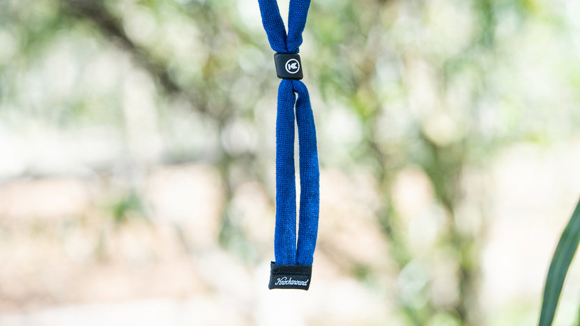 Lifestyle photo of Navy Eyewear Strap