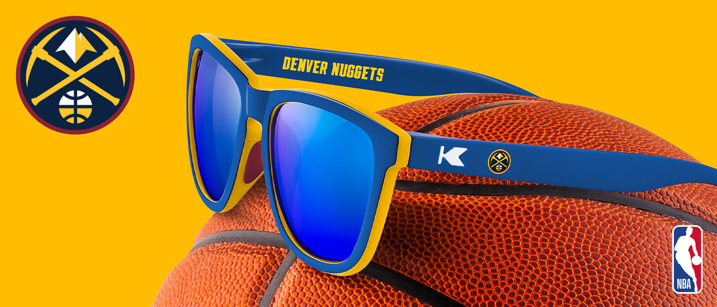 Knockaround x NBA. Denver Nuggets Product Desktop Page