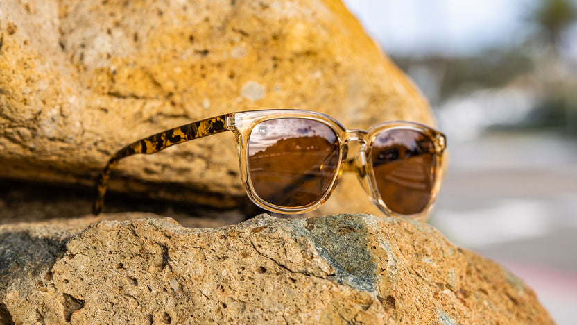 On The Rocks Paso Robles Sunglasses with Amber Lens