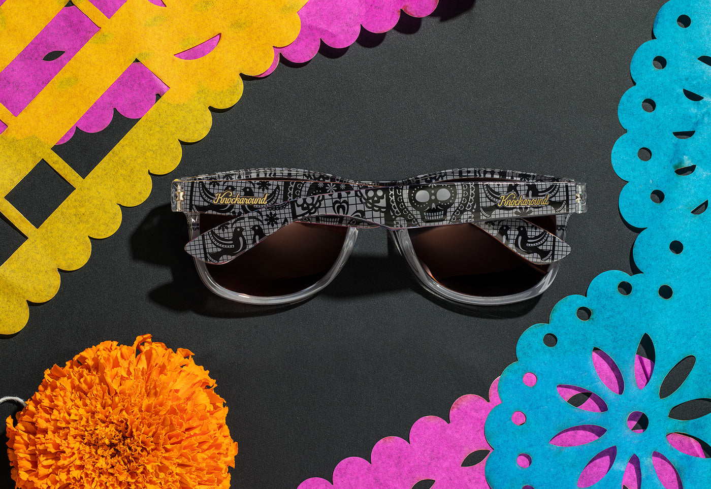 Knockaround Dia De Los Muertos Fort Knocks Sunglasses, Lifestyle