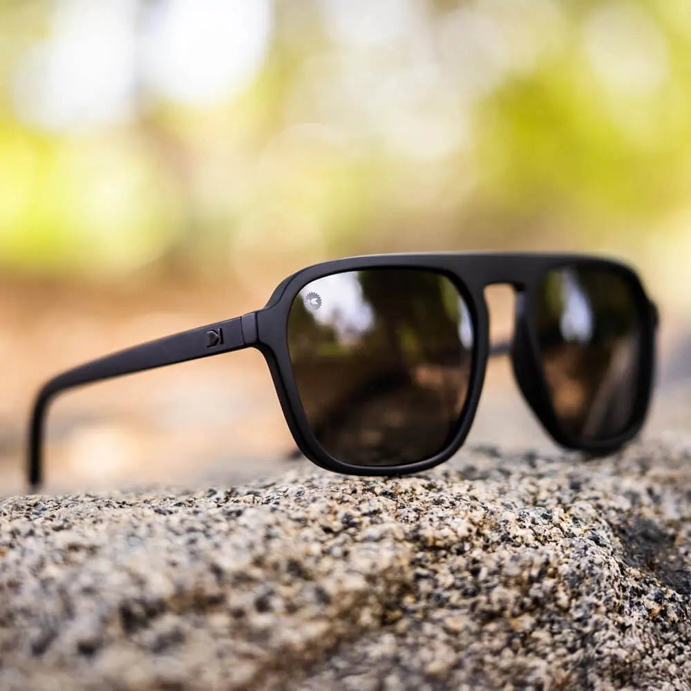 Lifestyle photo of Black on Black Pacific Palisades Sunglasses