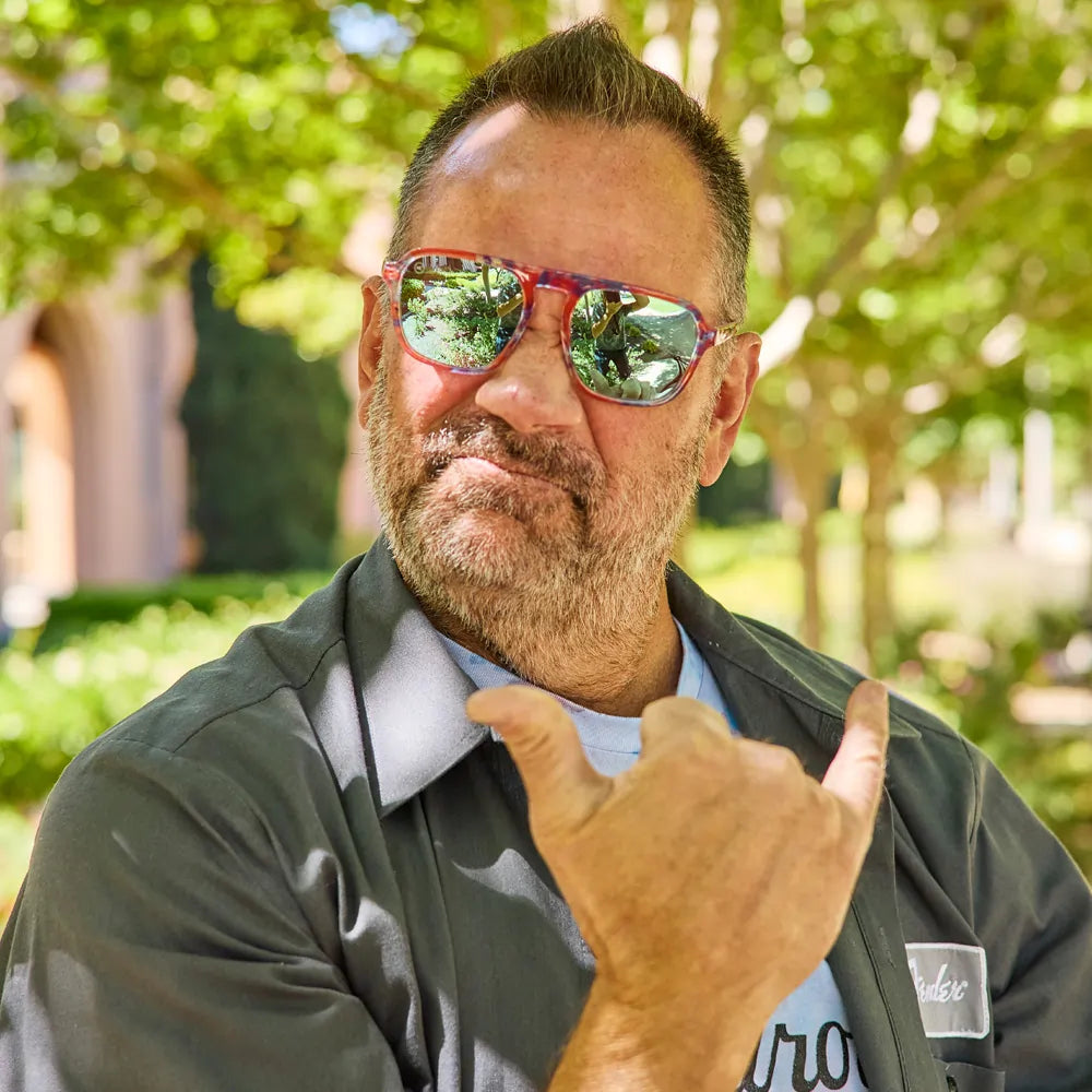 Men wearing Live Free or Tie-Dye Pacific Palisades Sunglasses

