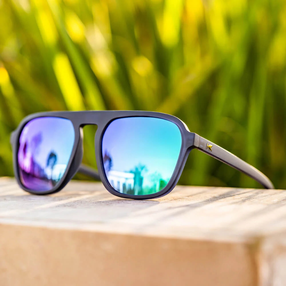 Lifestyle photo of Rubberized Navy Rider Pacific Palisades Sunglasses
