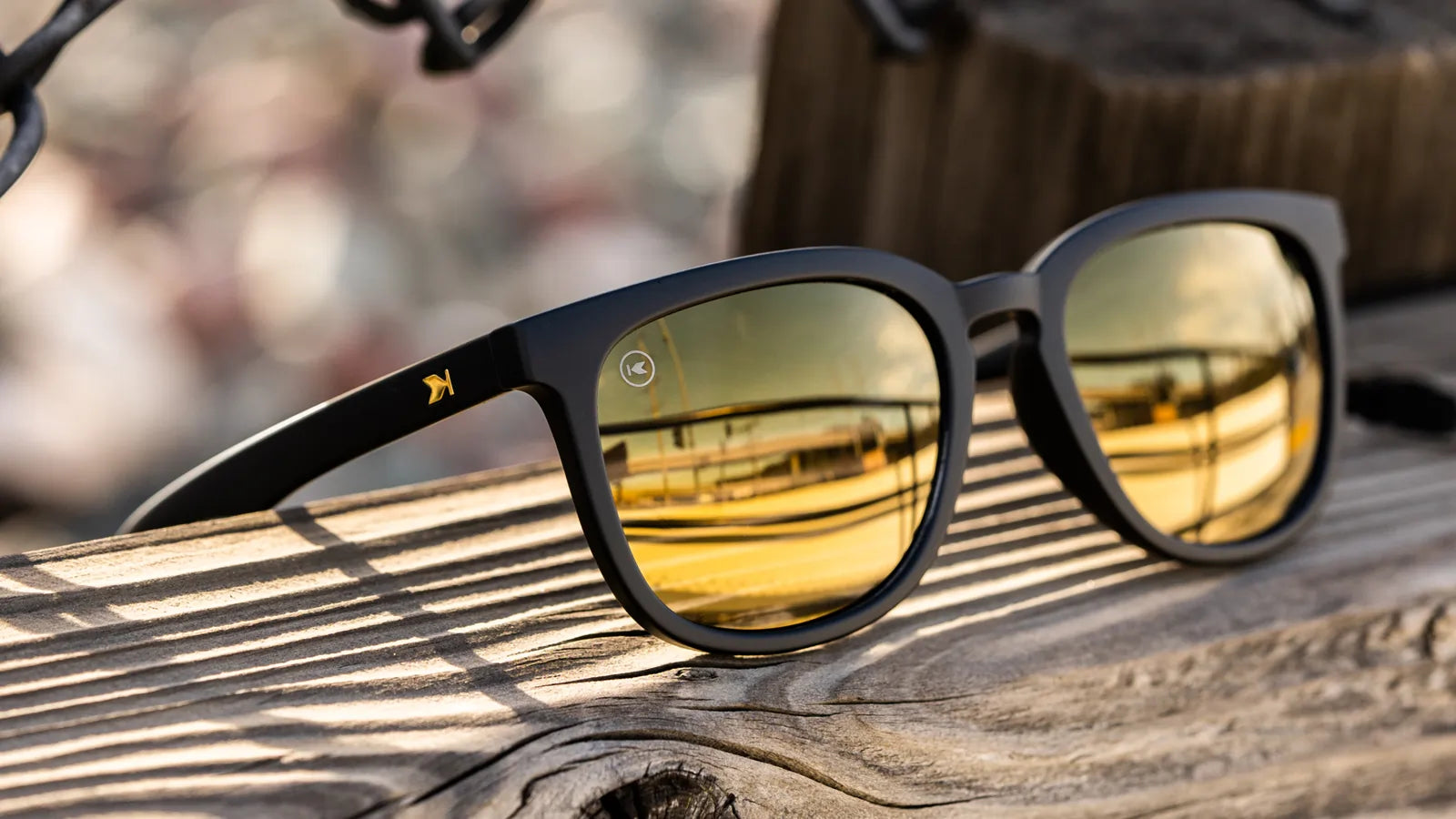 Lifestyle photo of Black Gold Paso Robles Sunglasses