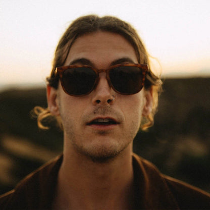 Men wearing Glossy Blonde Tortoise Shell / Amber Paso Robles Sunglasses
