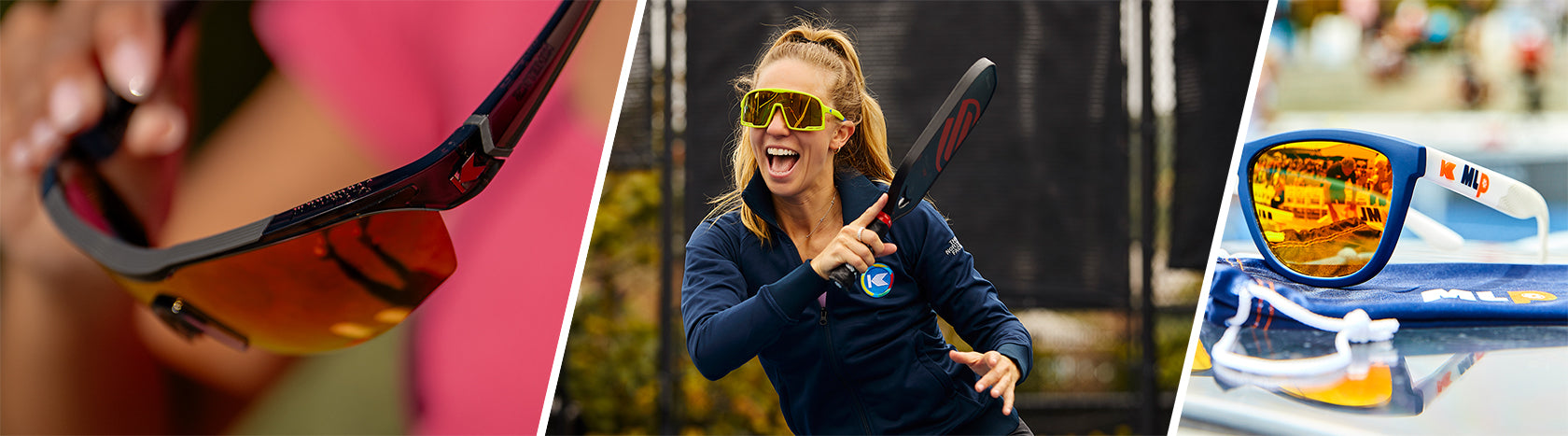 Women's Sunglasses for Pickleball: Women wearing Campeones Sunglasses