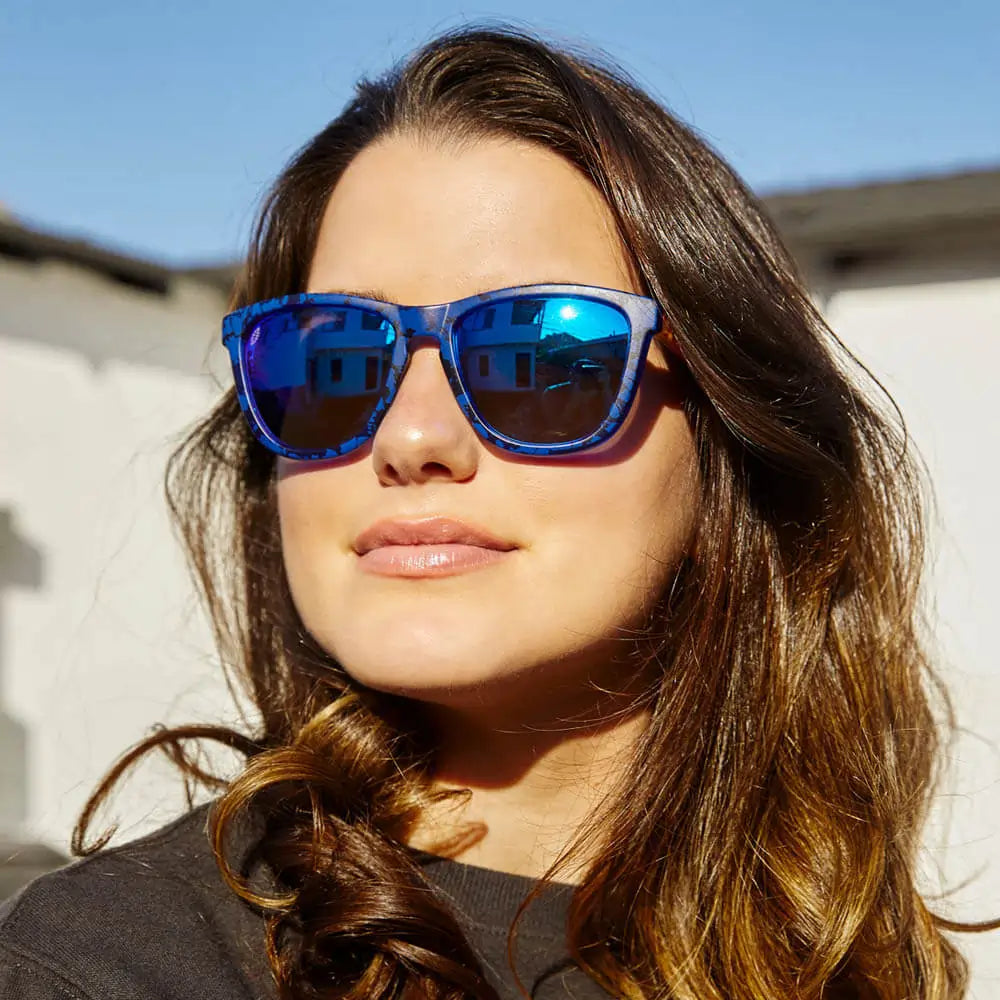 Women wearing Grateful Dead Steal Your Face Premiums Sunglasses
