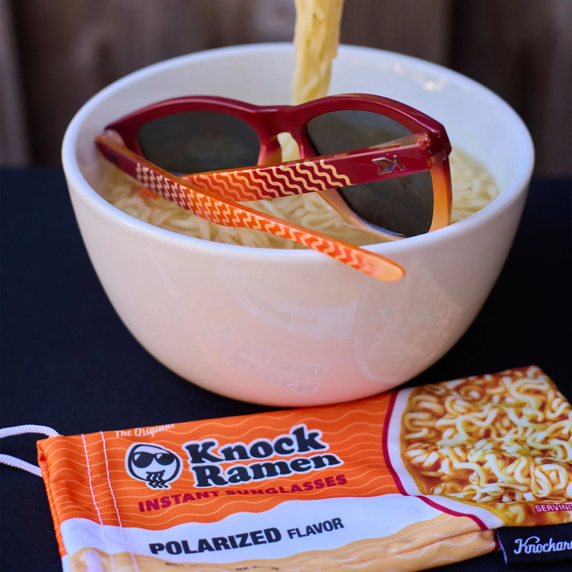 Lifestyle photo of Limited Edition Knock Ramen Premiums Sunglasses