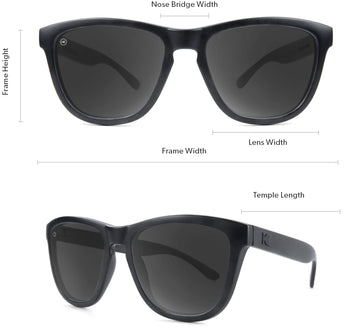 Black-on-Black / Smoke Premiums Sport Sunglasses