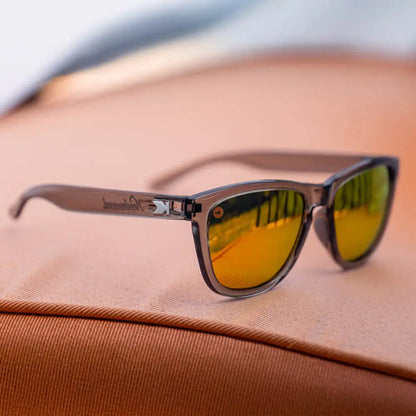 Lifestyle photo of Clear Grey / Sunset Premiums Sport Sunglasses
