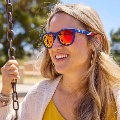Women wearing U.S. Soccer Premiums Sport 2024 Sunglasses
