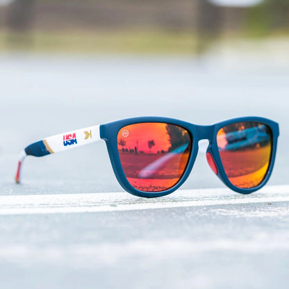 Lifestyle photo of Knockaround x USA Basketball Premiums Sport Sunglasses