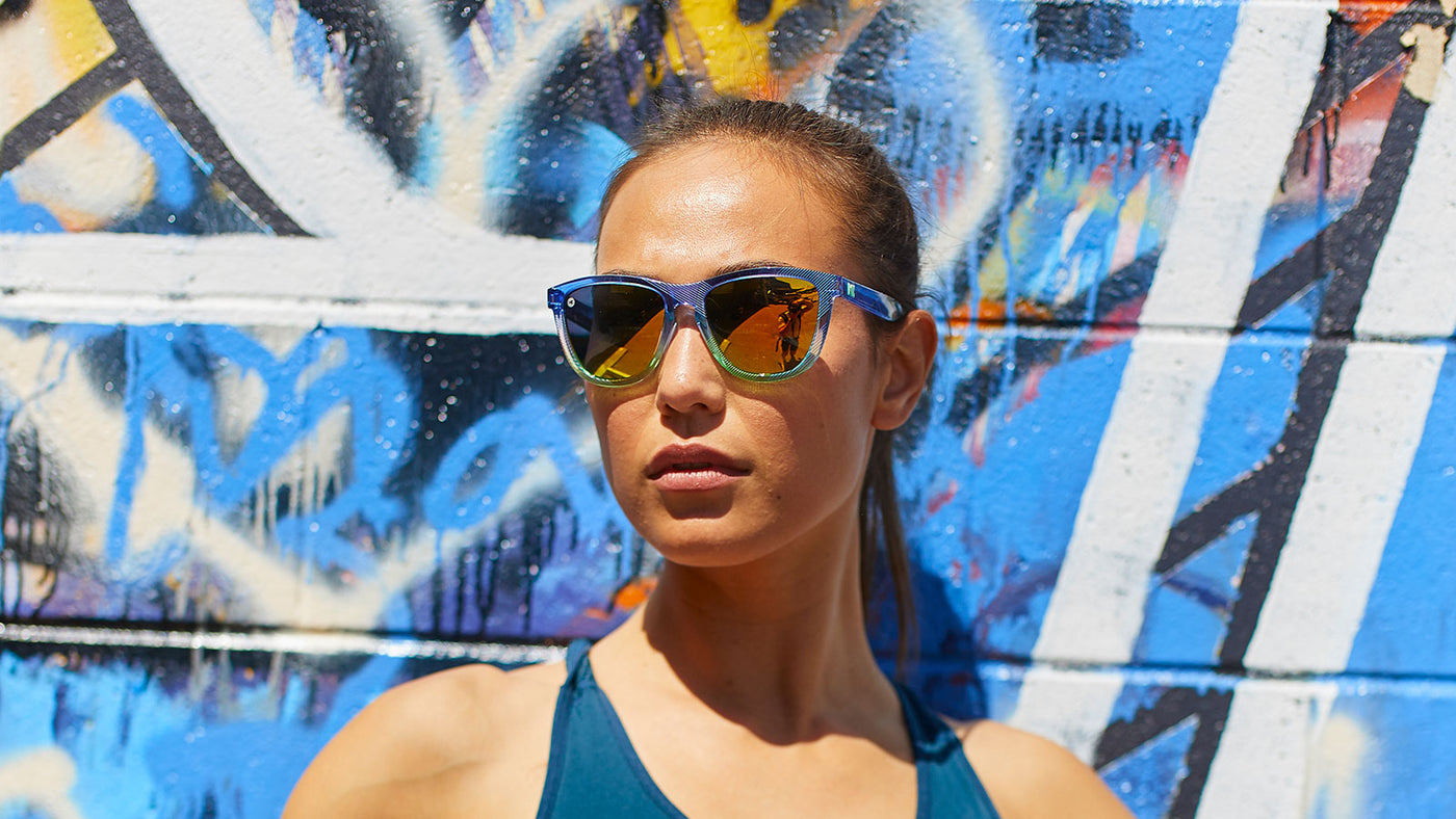 Woman wearing Prismic Premiums Sport Sunglasses