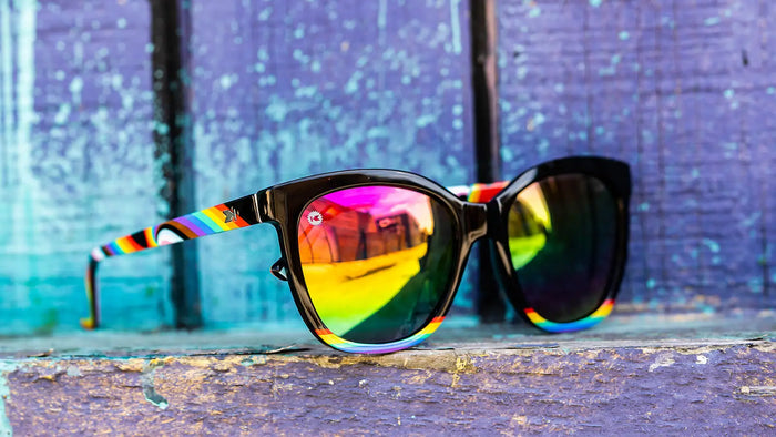 Lifestyle photo of Rainbow On My Parade Deja Views Sunglasses