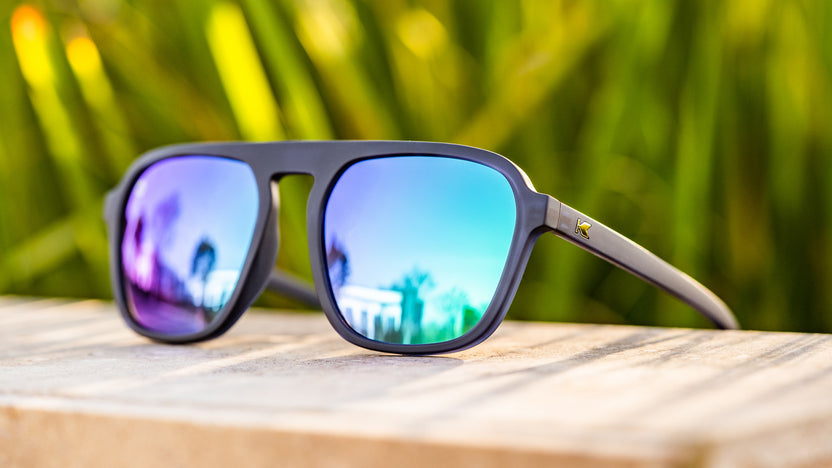 Lifestyle photo of Rubberized Navy Rider Pacific Palisades Sunglasses