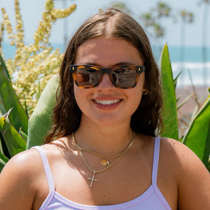 Woman wearing Cypress Seventy Nines sunglasses