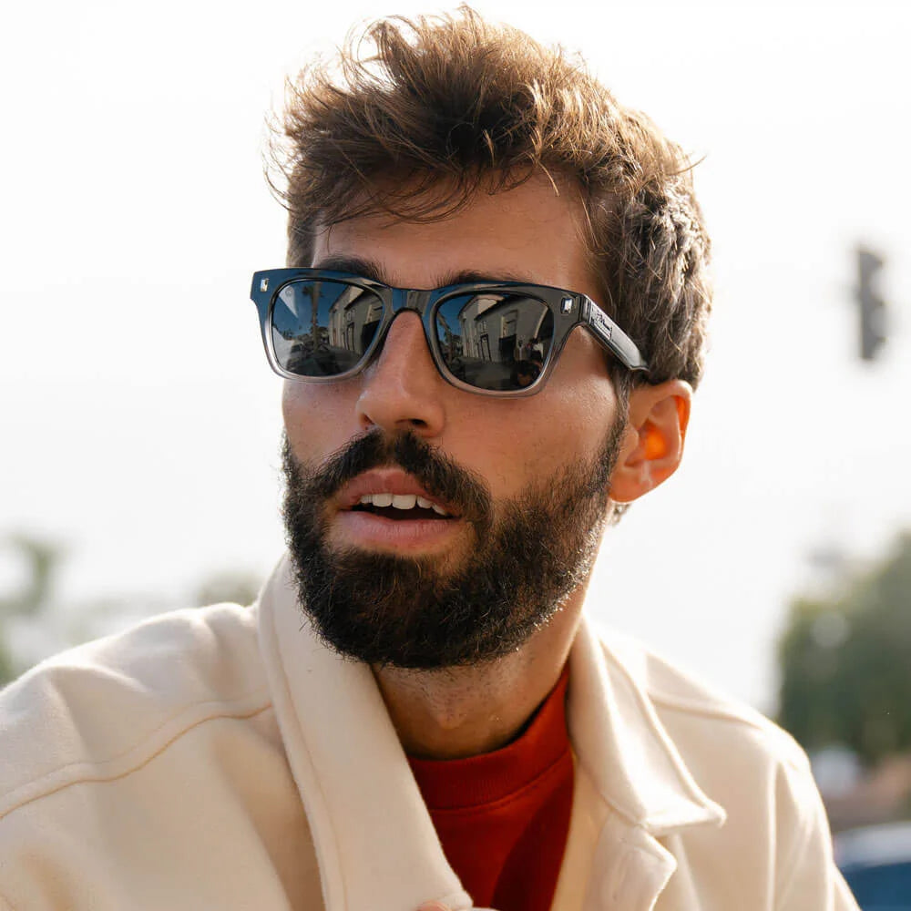 Man wearing Obsidian Seventy Nines sunglasses