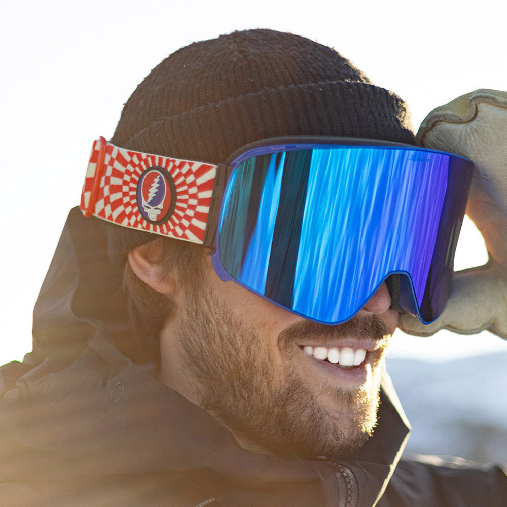 Men wearing Grateful Dead Steal Your Face Slingshots