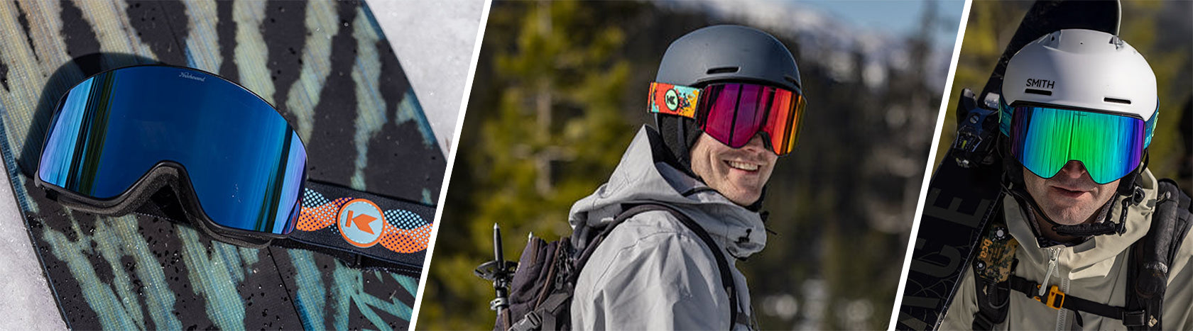 Slingshots snow goggles, collection banner