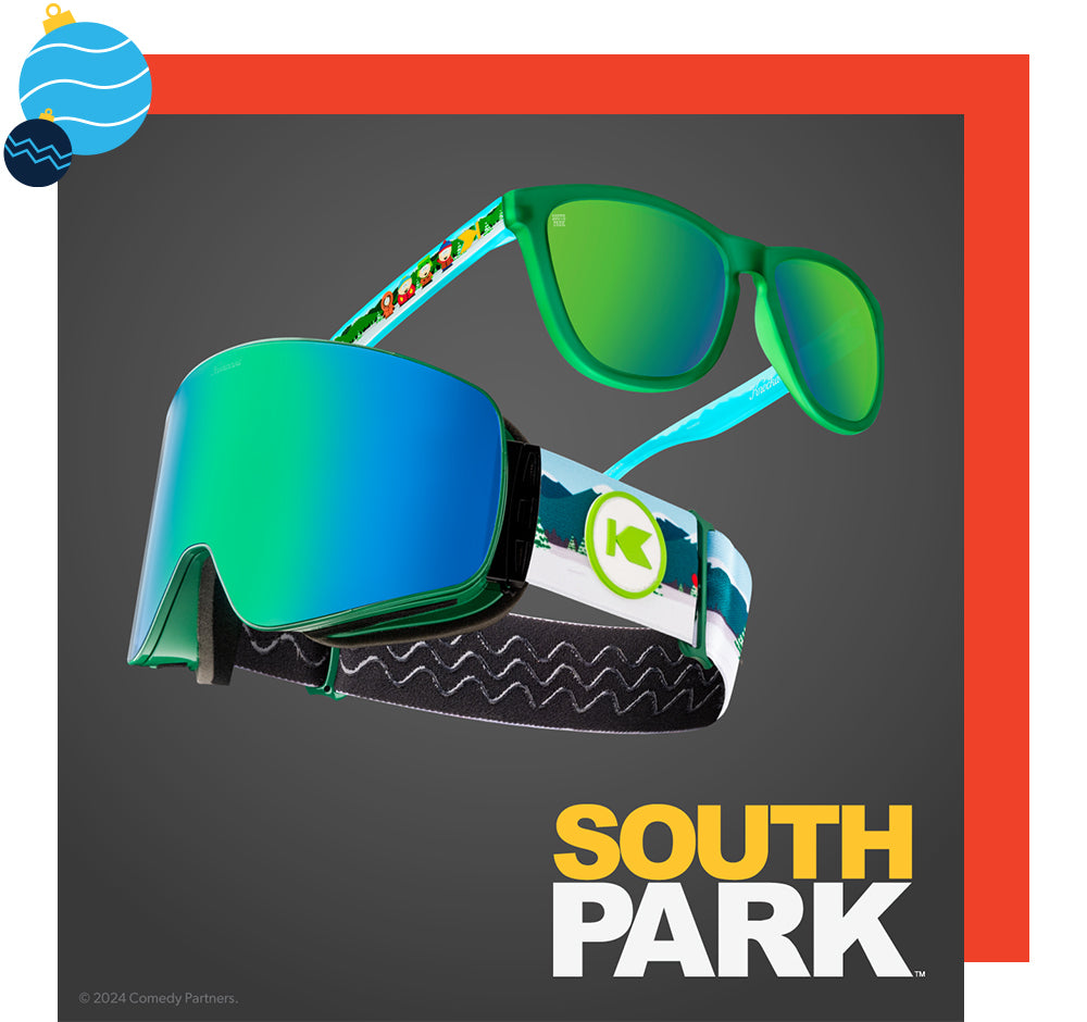 South Park sunglasses and snow goggles