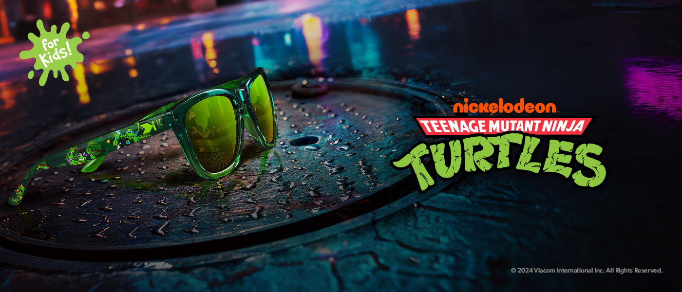 Knockaround x Teenage Mutant Ninja Turtles. © 2024 Viacom International Inc. All Rights Reserved.