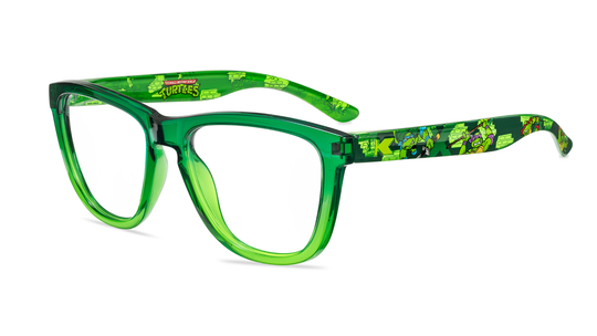 Knockaround x Teenage Mutant Ninja Turtles Premiums Prescription Glasses with Clear Lenses, Flyover