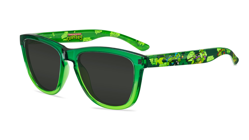 Knockaround x Teenage Mutant Ninja Turtles Premiums Prescription Glasses with Grey Lenses, Flyover