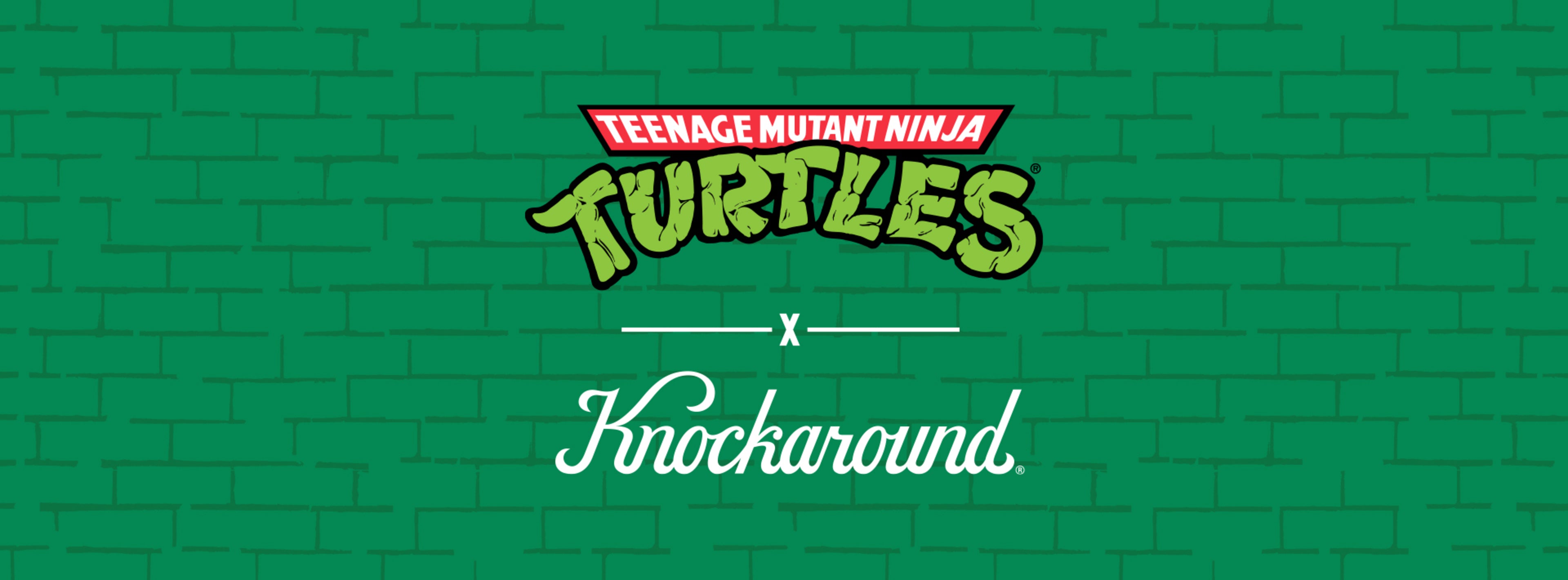 Knockaround x Teenage Mutant Ninja Turtles. Footer Banner