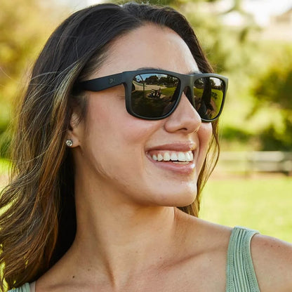 Women wearing Black on Black Torrey Pines Sunglasses
