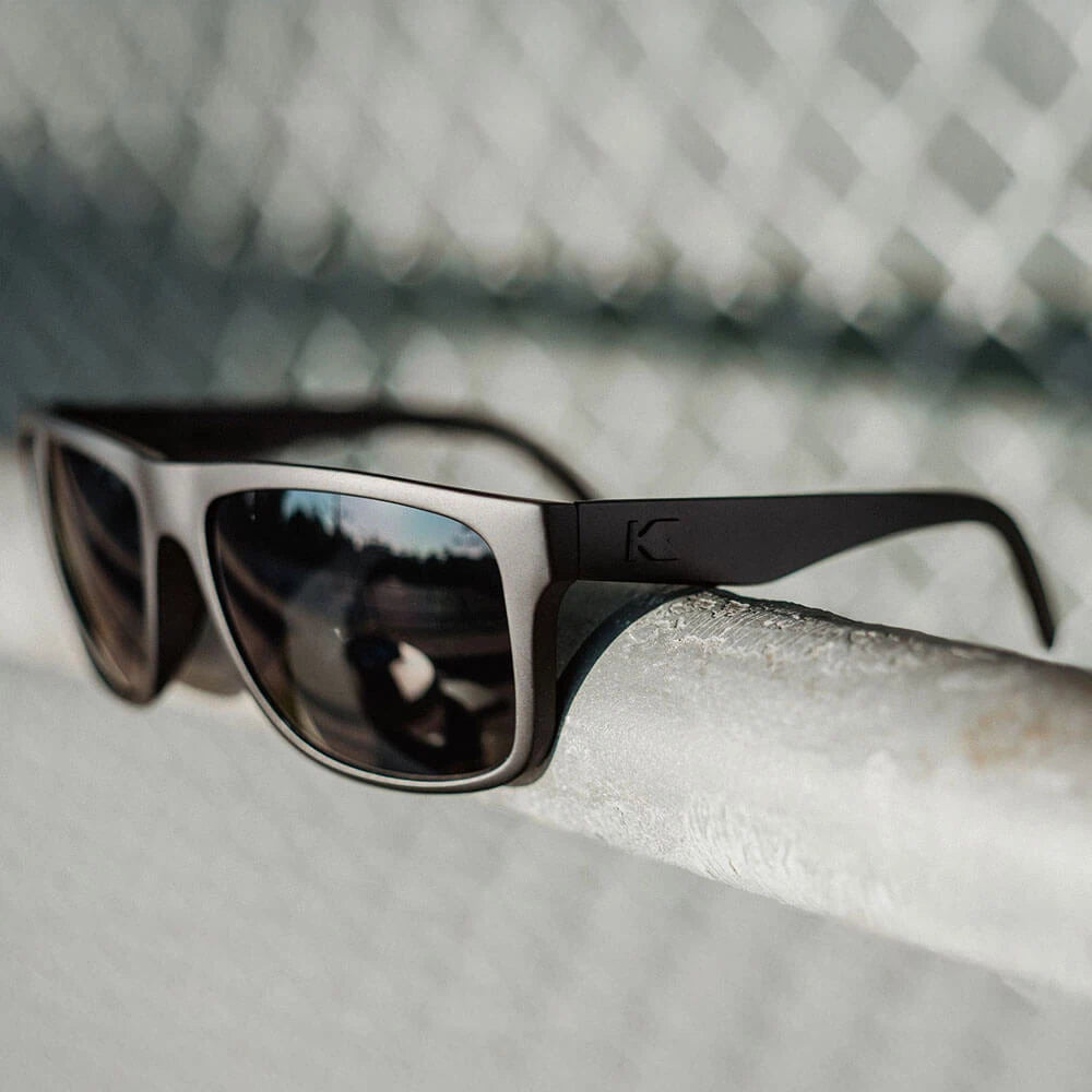 Lifestyle photo of Black on Black Torrey Pines Sport Sunglasses