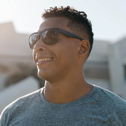 Men wearing Black on Black Torrey Pines Sport Sunglasses
