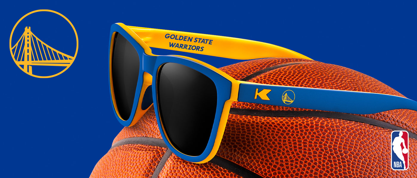 Knockaround x NBA. Golden State Warriors Product Desktop Page