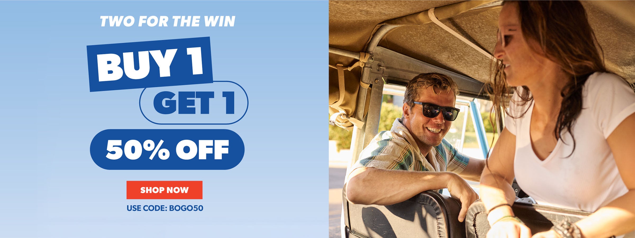 Buy 1, Get 1 50% OFF Sitewide Sale. SHOP NOW.