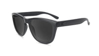 Kid Sunglasses with Matte Black Frame and Polarized Black Smoke Lenses, Flyover