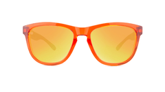 Kids Sunglasses with Campfire Frames and Red Sunset Lenses, Front