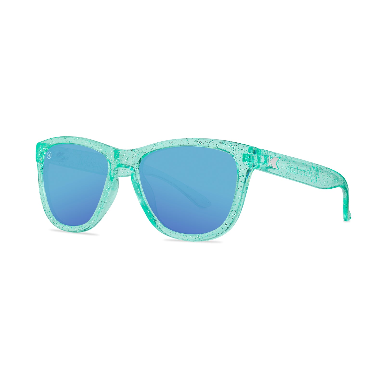Mint Sparkle Kids Premiums Sunglasses, Threequarter